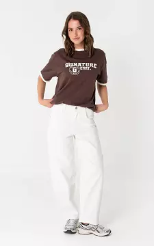 Ballonfit jeans | White | Guts & Gusto