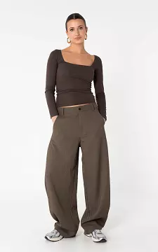 Wide Leg Hose | Braun | Guts & Gusto