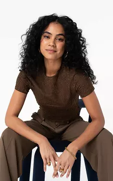 Cropped top | Dark Brown | Guts & Gusto