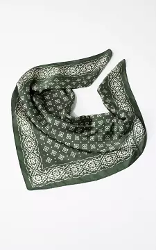 Vierkant Shawltje | Groen Creme | Guts & Gusto