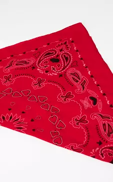 Square Scarf | Red Black | Guts & Gusto