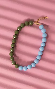 Beaded necklace | Light Blue Green | Guts & Gusto