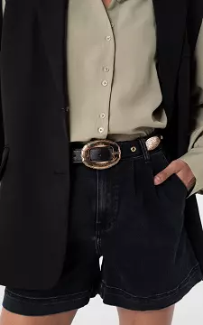 Belt with studs | Black | Guts & Gusto