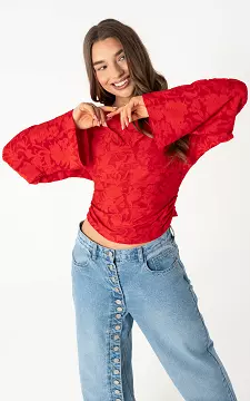 Structured top | Red | Guts & Gusto