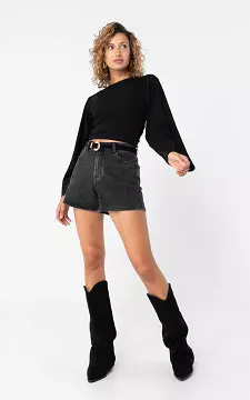Denim shorts | Dark Grey | Guts & Gusto