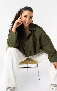 Oversized Jacke | Kaki | Guts & Gusto