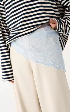 Kanten shawl | Lichtblauw | Guts & Gusto