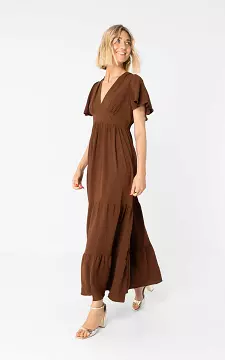 Maxikleid mit Rückenausschnitt | Braun | Guts & Gusto