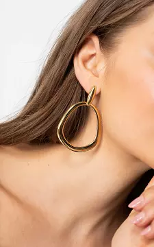 Oval earrings | Gold | Guts & Gusto