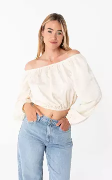 Off shoulder Top | Creme | Guts & Gusto