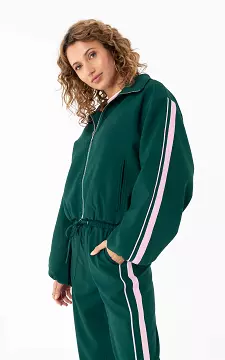 Bomber jacket with zip | Petrol Light Pink | Guts & Gusto