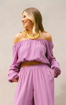 Off-Shoulder Top | Lila | Guts & Gusto