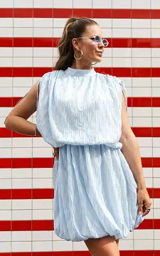 Kleid mit Glitzderdetails | Hellblau | Guts & Gusto