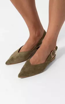 Buckle Slingback | Dark Green | Guts & Gusto