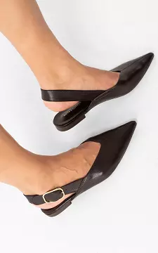 Patent slingback | Dark Brown | Guts & Gusto