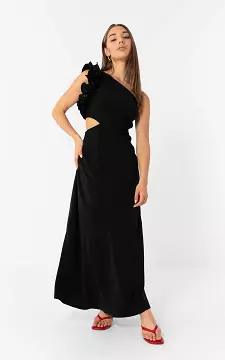 Kleid mit Detail | Schwarz | Guts & Gusto