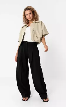 Balloon fit pantalon | Zwart | Guts & Gusto