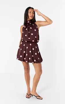 Skort mit Punkten | Bordeaux Pink | Guts & Gusto