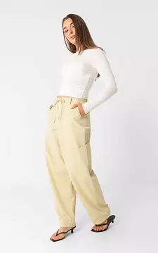 Cargo Hose mit elastischem Bund | Beige | Guts & Gusto