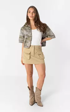Cargo skirt | Beige | Guts & Gusto
