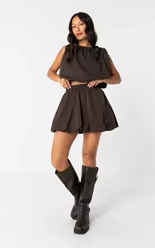 Balloon Skort | Dunkelbraun | Guts & Gusto