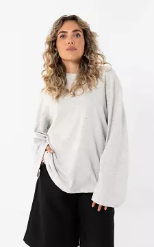 Strass long sleeve | Light Grey | Guts & Gusto