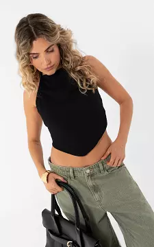 Halter tie top | Black | Guts & Gusto