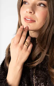 Adjustable ring | Gold | Guts & Gusto