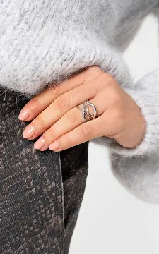 Adjustable ring | Silver | Guts & Gusto