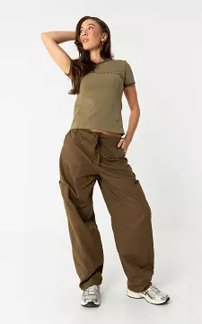 Cargo with elastic | Brown | Guts & Gusto