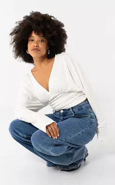 Low cut top | White | Guts & Gusto
