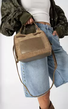 Suedine tas | Beige | Guts & Gusto