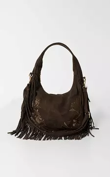 Little bag with fringes | Brown | Guts & Gusto