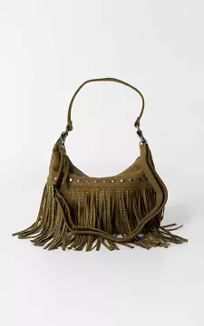 Tas met studs | Kaki | Guts & Gusto