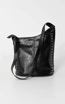 Tas met studs | Zwart | Guts & Gusto