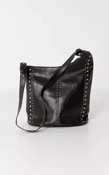 Tas met studs | Donkerbruin | Guts & Gusto