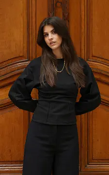 Fitted top | Black | Guts & Gusto