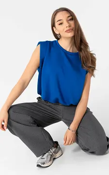 Sleeveless top | Cobalt Blue | Guts & Gusto