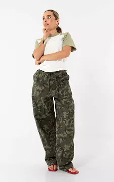 Camo trousers with elastic | Camo | Guts & Gusto