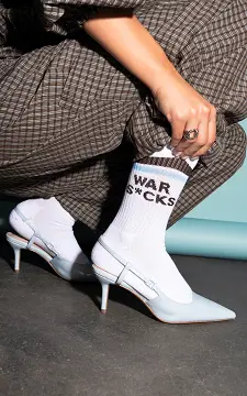 War S*cks Socken | Weiß Hellblau | Guts & Gusto