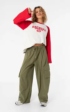 Cargo broek | Kaki | Guts & Gusto