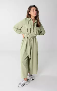 Loose fitting jumpsuit | Light Green | Guts & Gusto