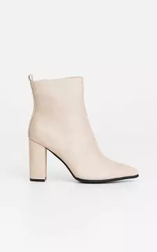 Ankle boots with pointed noses | Beige | Guts & Gusto