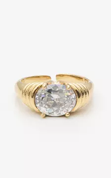 Ring met gekleurde steen | Goud Zilver | Guts & Gusto
