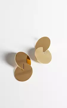 Runde Ohrringe aus Edelstahl | Gold | Guts & Gusto