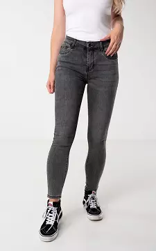 Mid waist skinny jeans Stellar | Grijs | Guts & Gusto