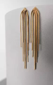 Earrings with tassels | Gold | Guts & Gusto