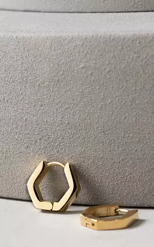 Hexagon-Ohrringe | Gold | Guts & Gusto