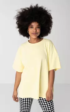 Oversized Basic T-Shirt | Gelb | Guts & Gusto