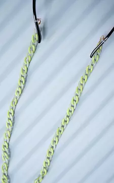 Brillenkette mit Kettengliedern | Hellgrün | Guts & Gusto